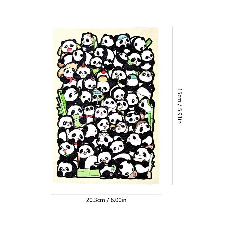 Wooden panda Puzzle Game,panda Shaped Wooden Jigsaw Puzzlem,Unique Shape Wooden Jigsaw Puzzle, panda Gifts for Adults Kids Women Girls and panda Lovers - Image 2